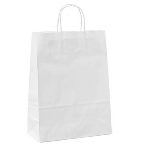 SHOPPER 18X8X24CM BIANCO CORDINO